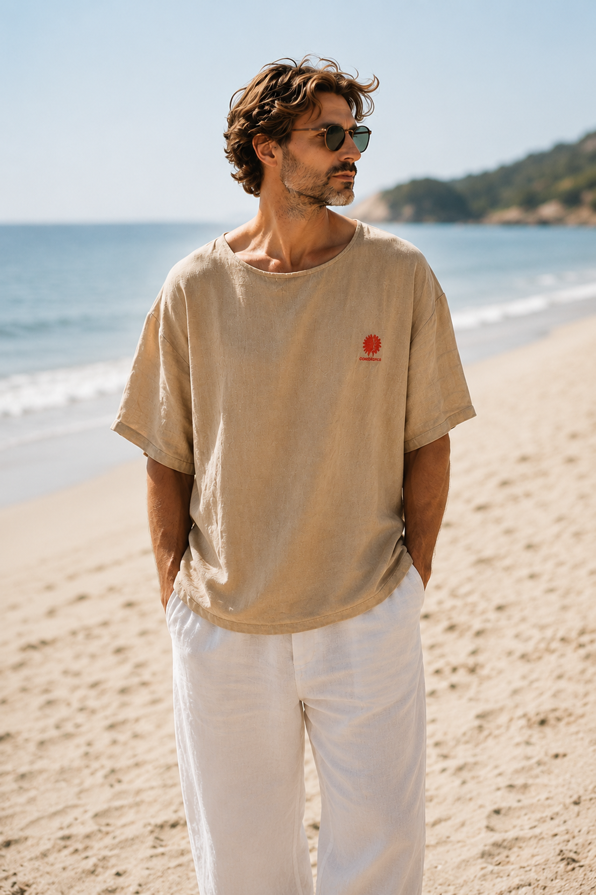 Casablanca Taba Oversize Fakir Kol Erkek Tshirt