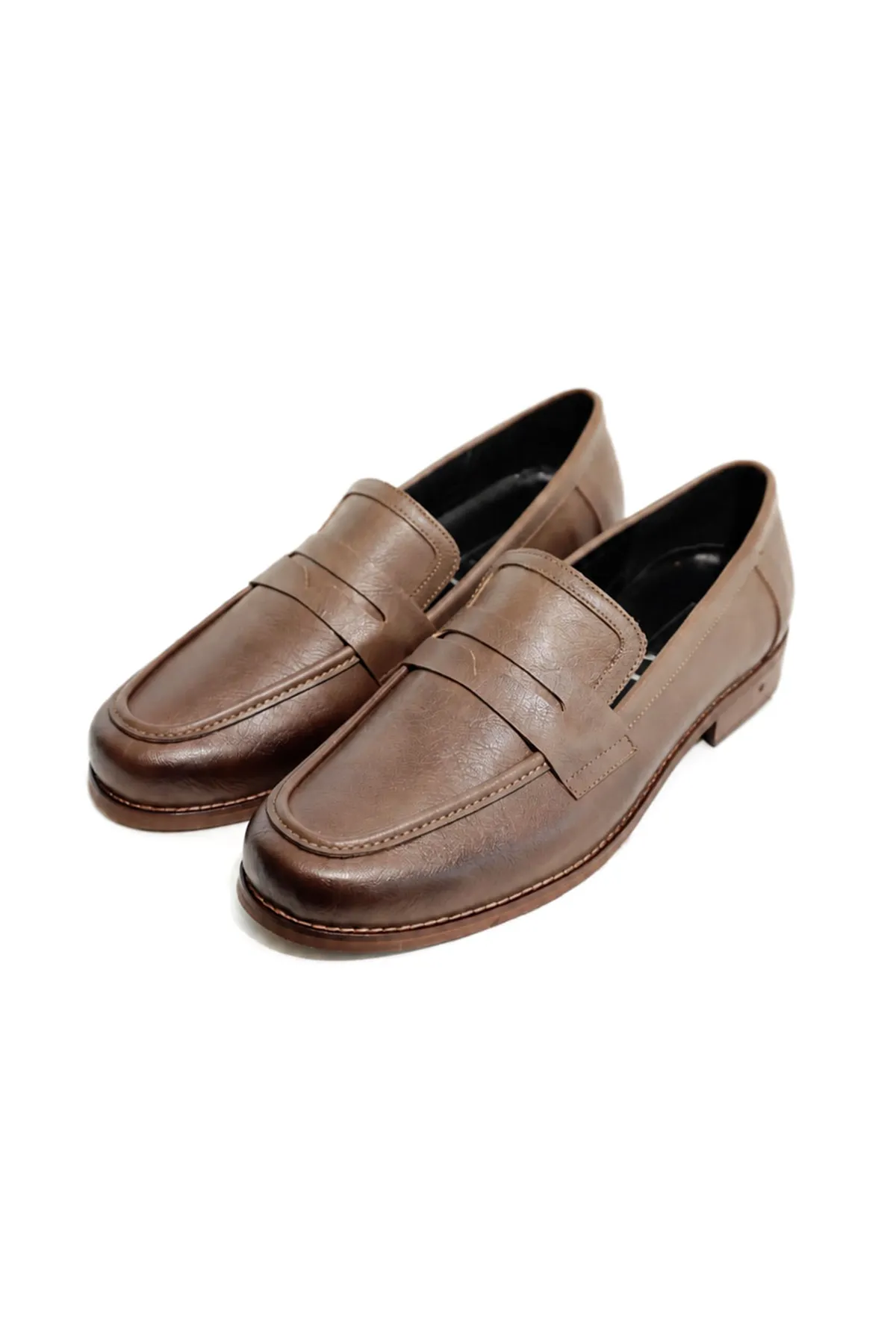 Cedar Bej Cilt Elit Loafer Erkek Ayakkabı