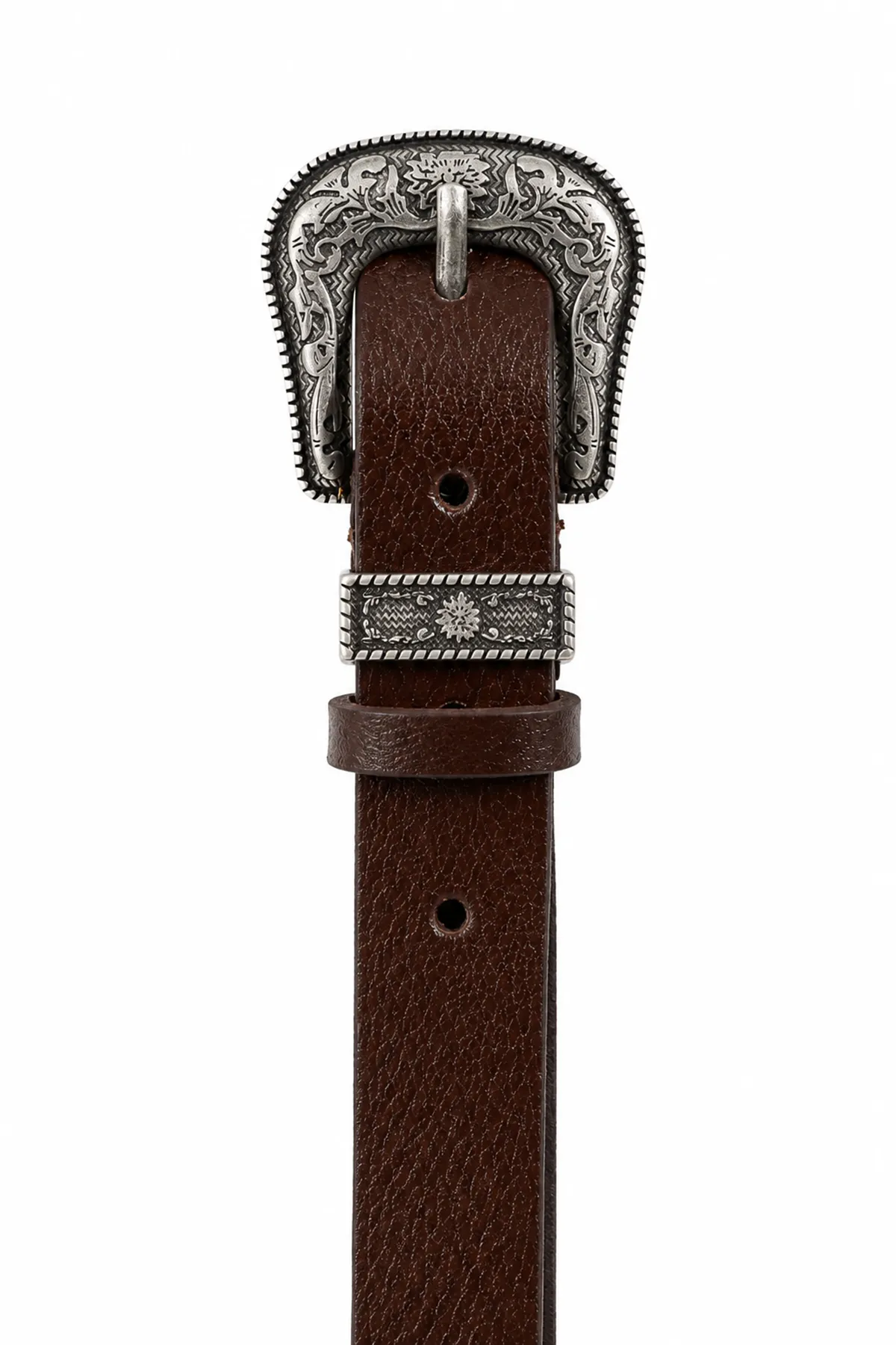 Viking Kahve Cilt %100 Deri Retro Erkek Kemer 
