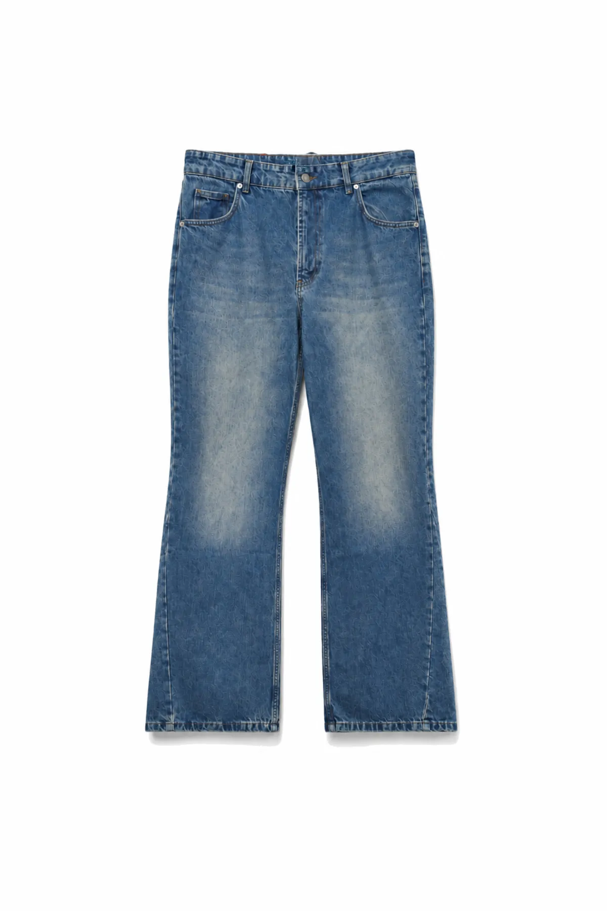 Rigg Buz Mavisi Bootcut Lüks Street %100 Pamuk Denim Erkek Kot Pantolon