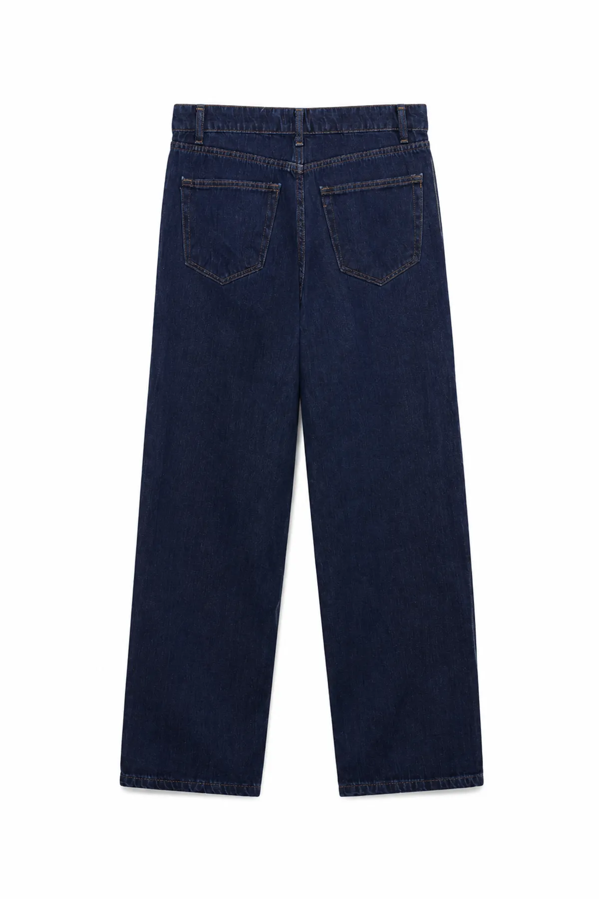Crowe Lacivert Baggy Street %100 Pamuk Denim Erkek Kot Pantolon