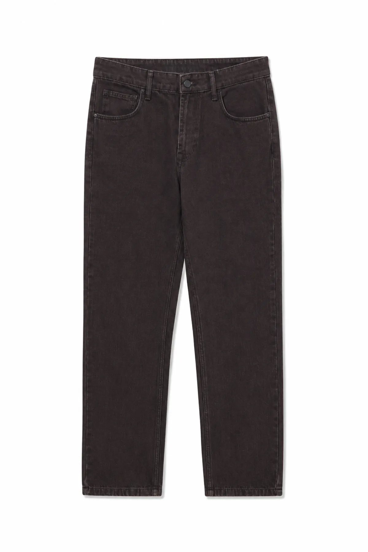 Brick Koyu Kahve Tapered Delüks Street %100 Pamuk Denim Erkek Kot Pantolon