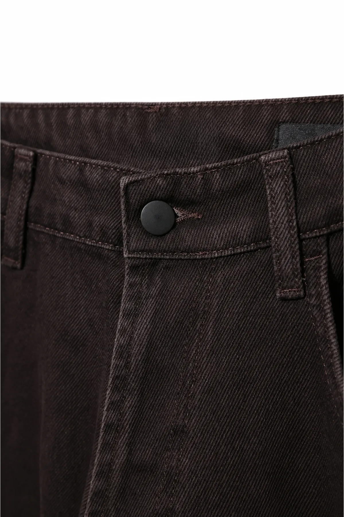 Brick Koyu Kahve Tapered Delüks Street %100 Pamuk Denim Erkek Kot Pantolon