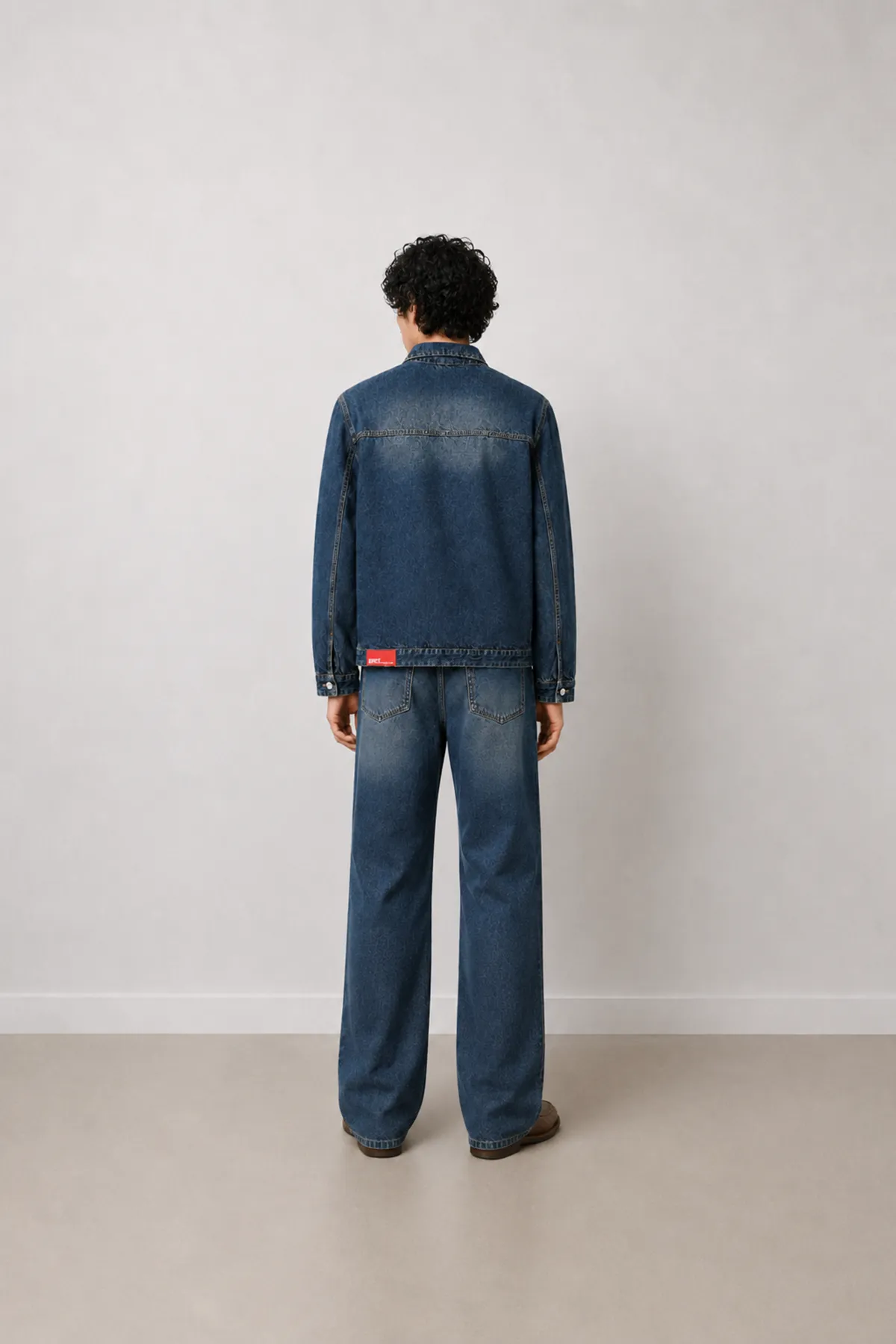 Duster Kombin - Mavi - Lüks Street Crop - %100 Pamuk Denim - Erkek Kot Ceket - Bootcut Lüks Street - %100 Pamuk Denim - Erkek Kot Pantolon