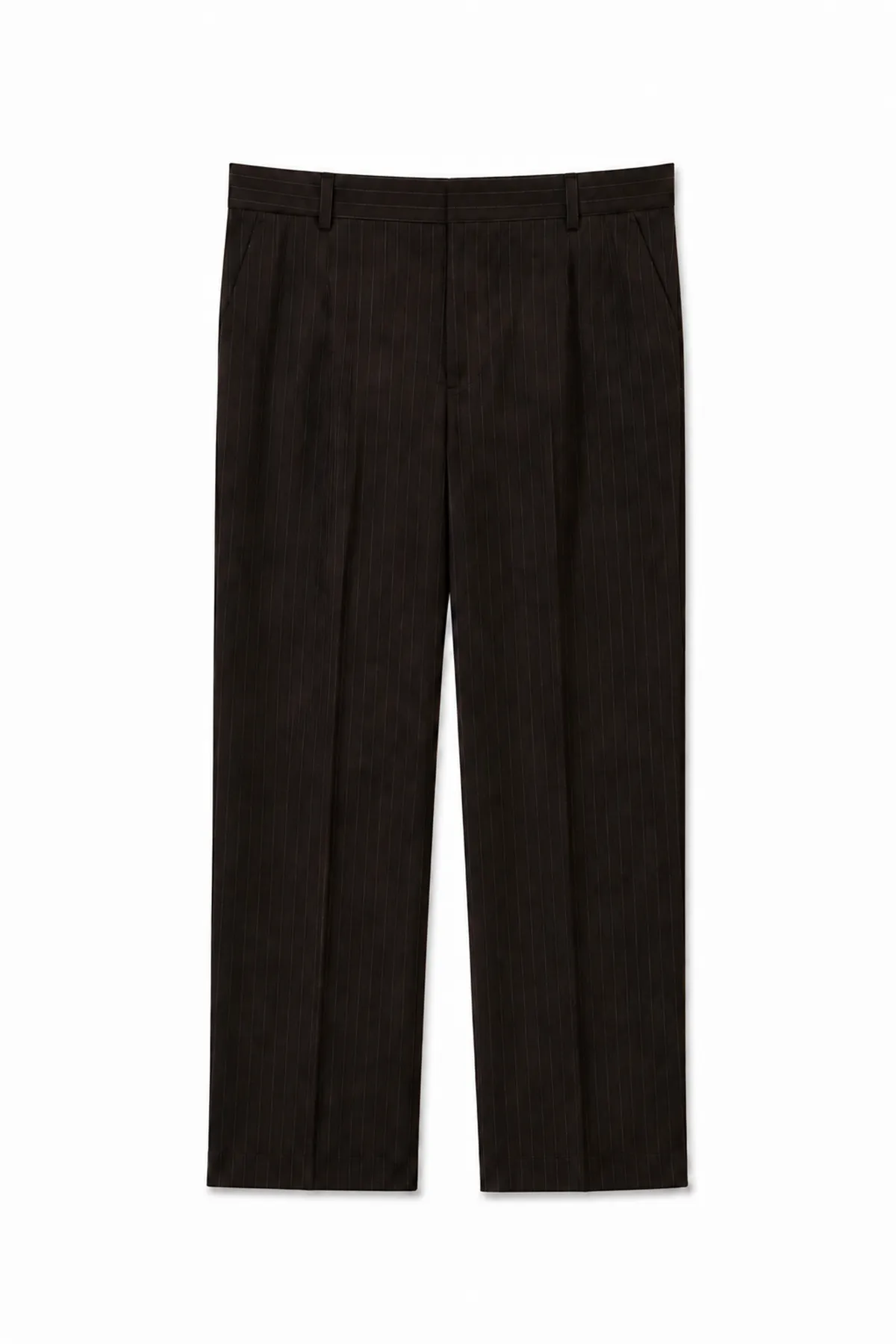 Rugged - Kahve - Japon BAGGY  - Poliviskon Klasik - Erkek Pantolon