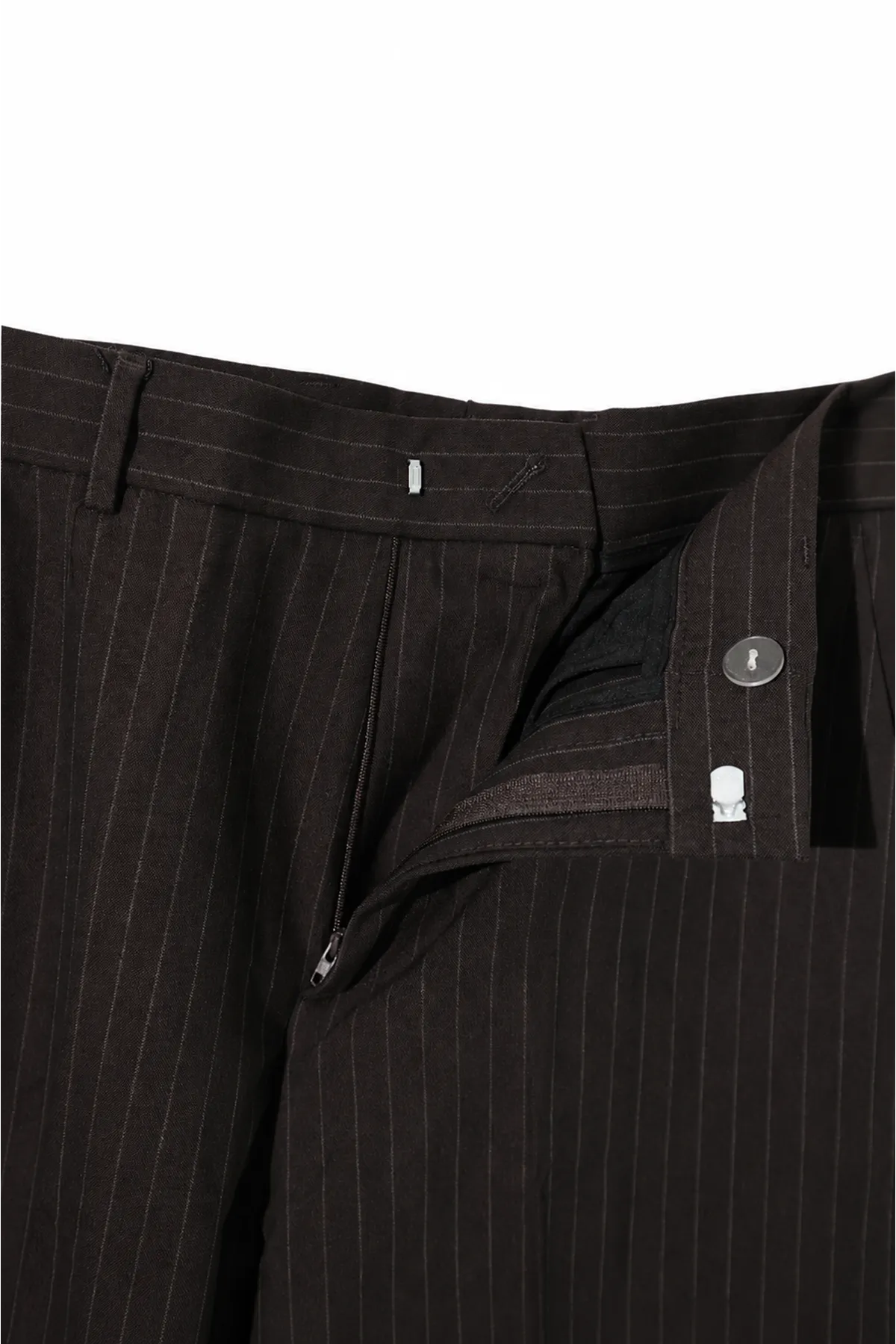 Rugged - Kahve - Japon BAGGY  - Poliviskon Klasik - Erkek Pantolon