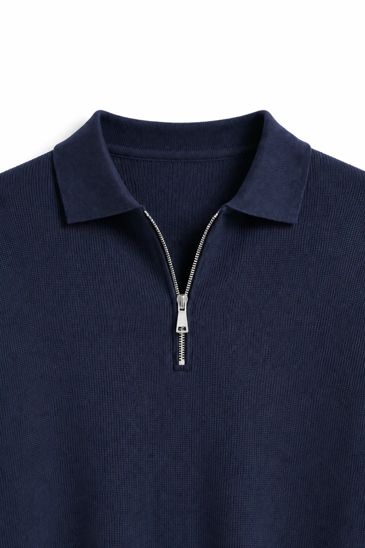 Kelso - Navy - Pamuklu Feruarlı Polo Yaka - Erkek Kazak