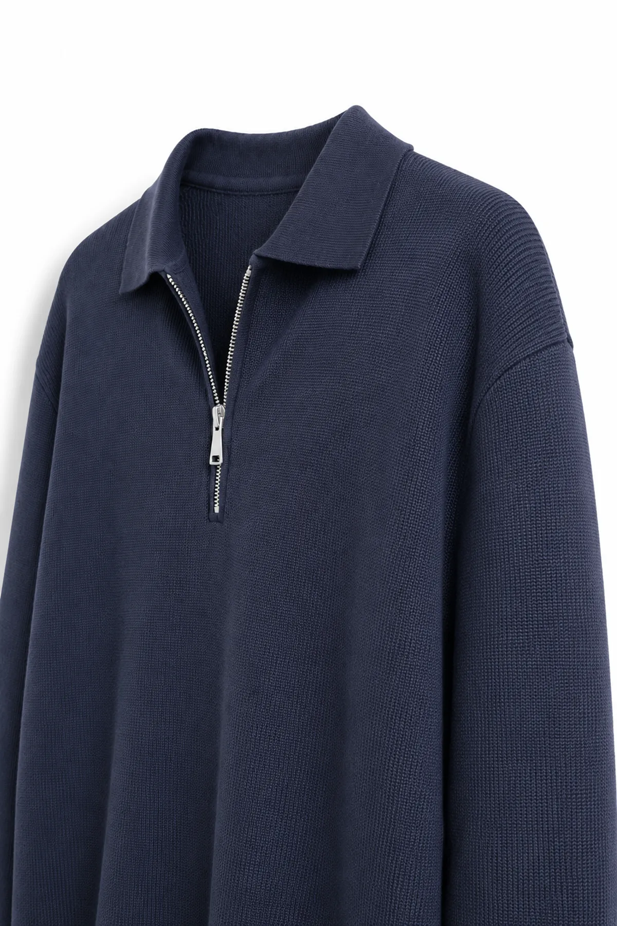 Kelso - Navy - Pamuklu Feruarlı Polo Yaka - Erkek Kazak