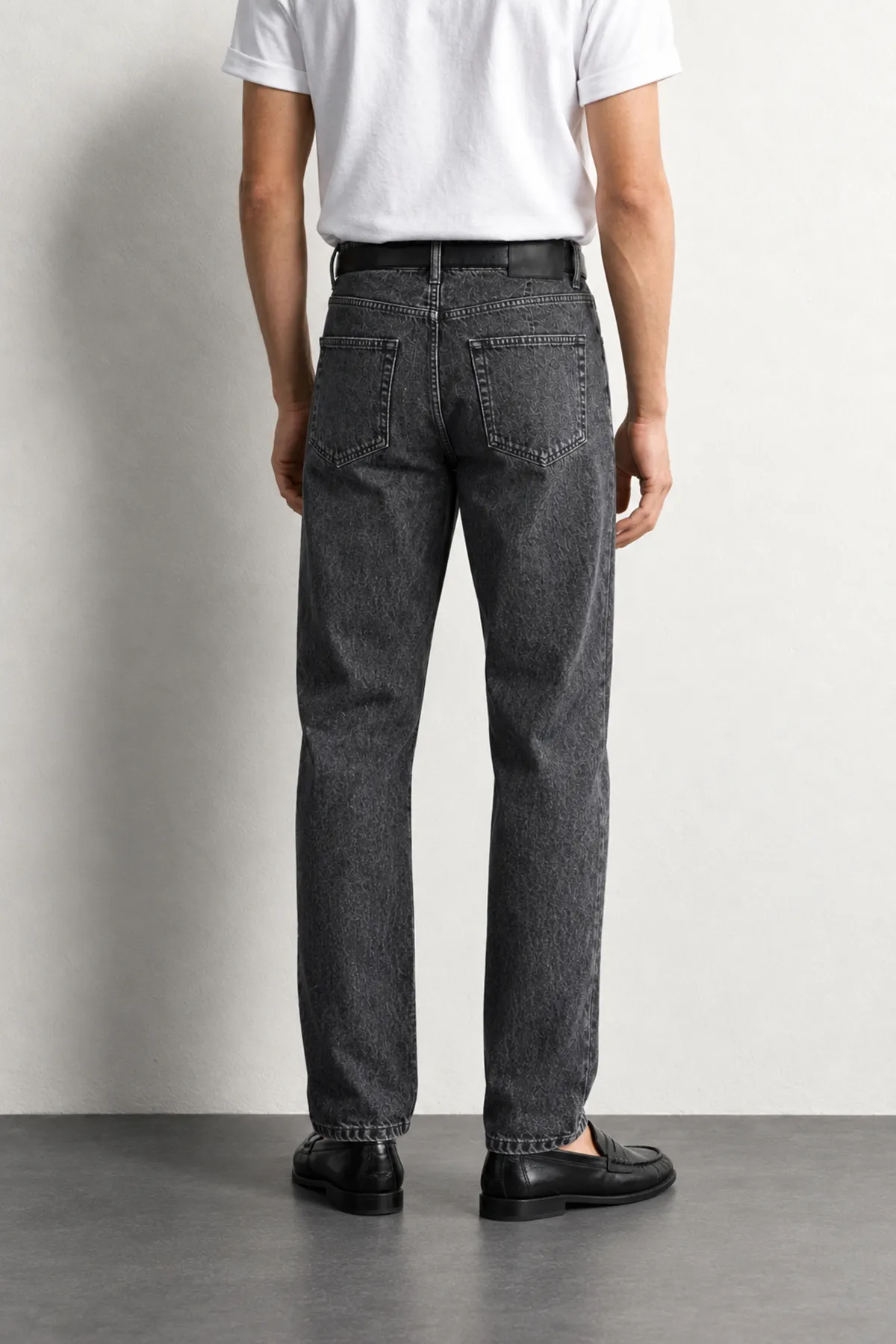 Brick - Antrasit - Tapered Delüks Street - %100 Pamuk Denim - Erkek Kot Pantolon