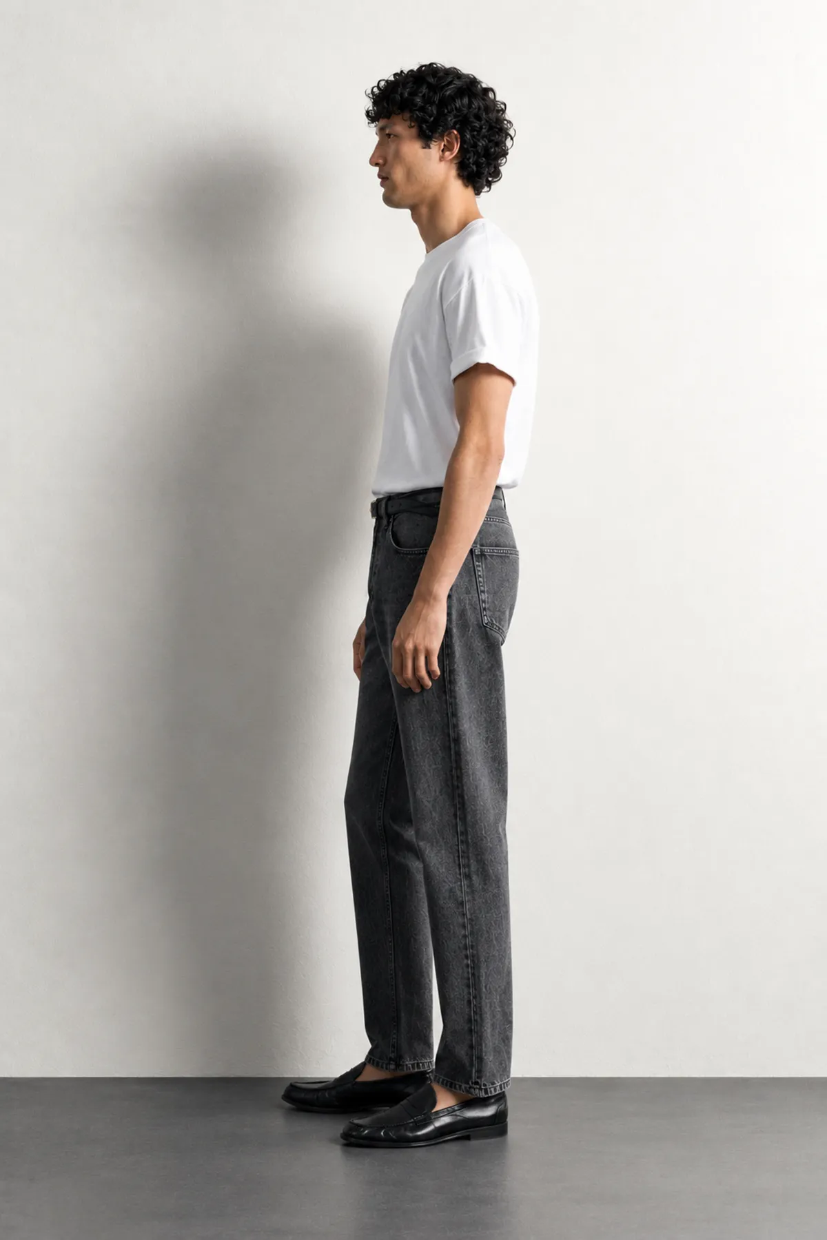 Brick - Antrasit - Tapered Delüks Street - %100 Pamuk Denim - Erkek Kot Pantolon