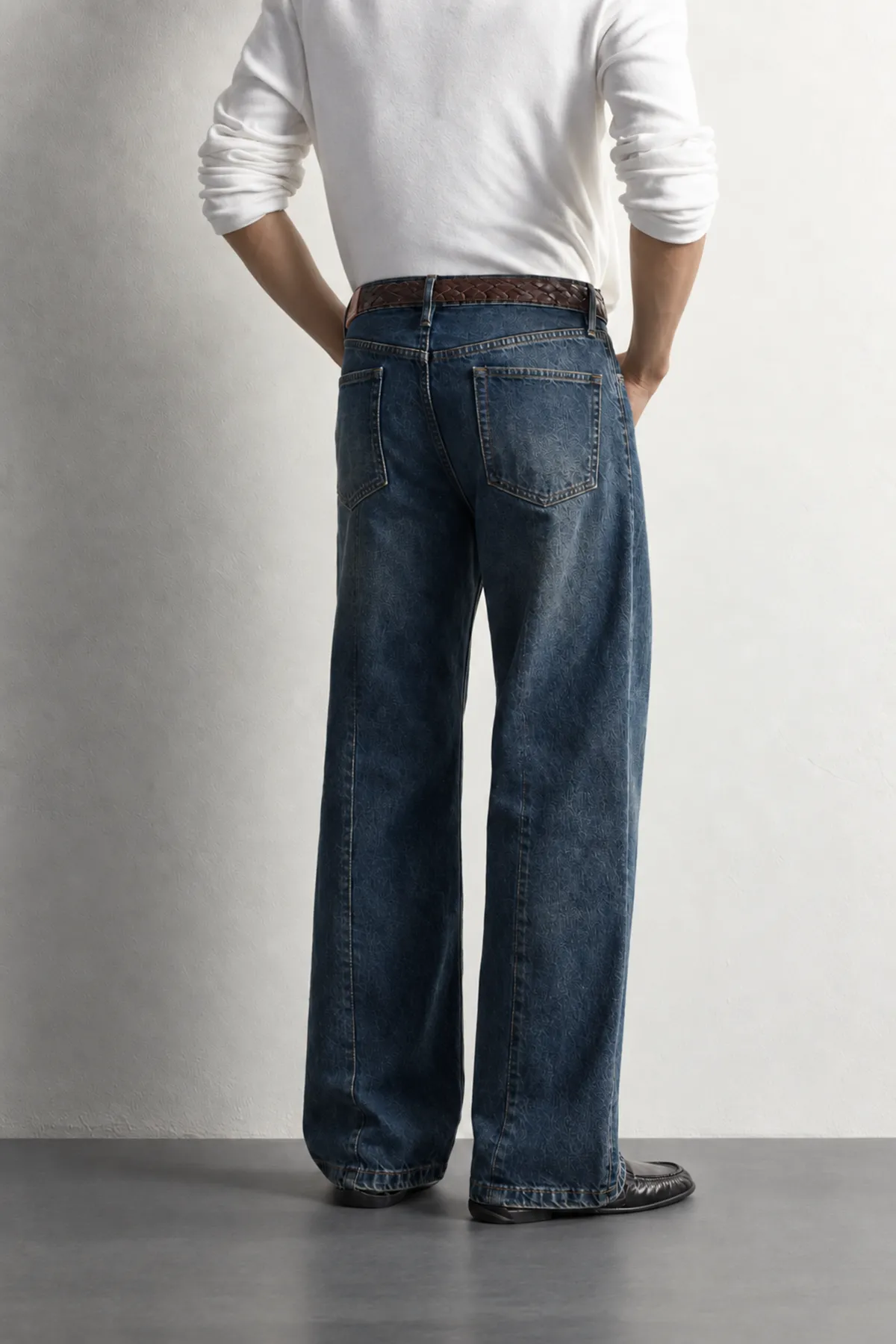 Rigg - Mavi - Bootcut Lüks Street - %100 Pamuk Denim - Erkek Kot Pantolon