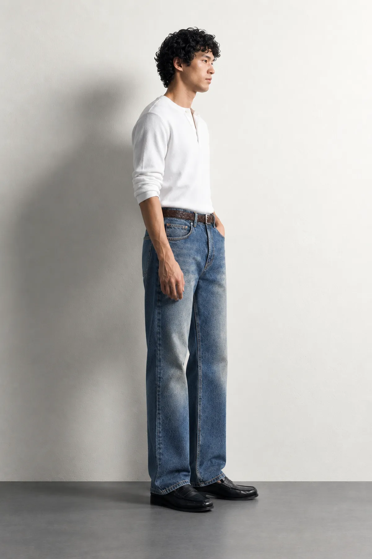 Rigg - Buz Mavisi - Bootcut Lüks Street - %100 Pamuk Denim - Erkek Kot Pantolon