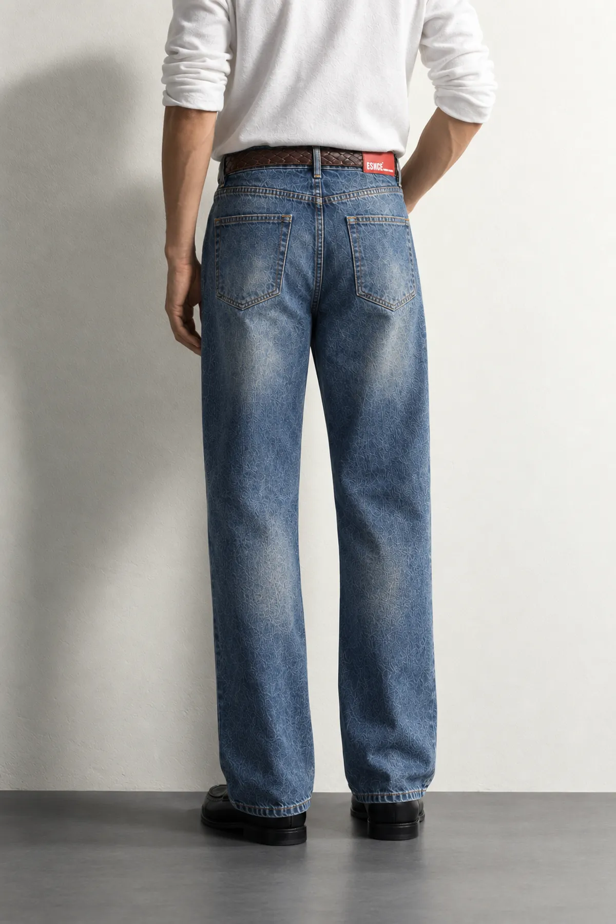 Rigg - Buz Mavisi - Bootcut Lüks Street - %100 Pamuk Denim - Erkek Kot Pantolon