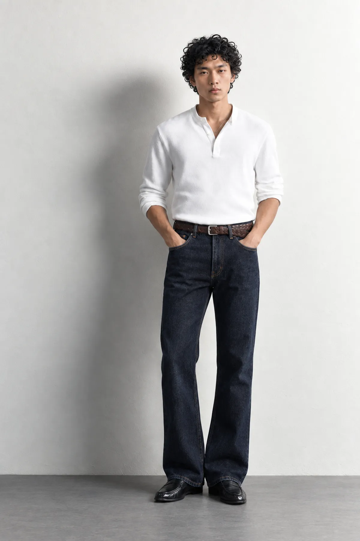 Rigg - Navy - Bootcut Lüks Street - %100 Pamuk Denim - Erkek Kot Pantolon