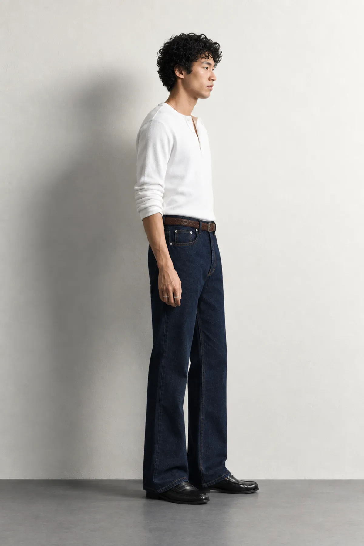 Rigg - Navy - Bootcut Lüks Street - %100 Pamuk Denim - Erkek Kot Pantolon