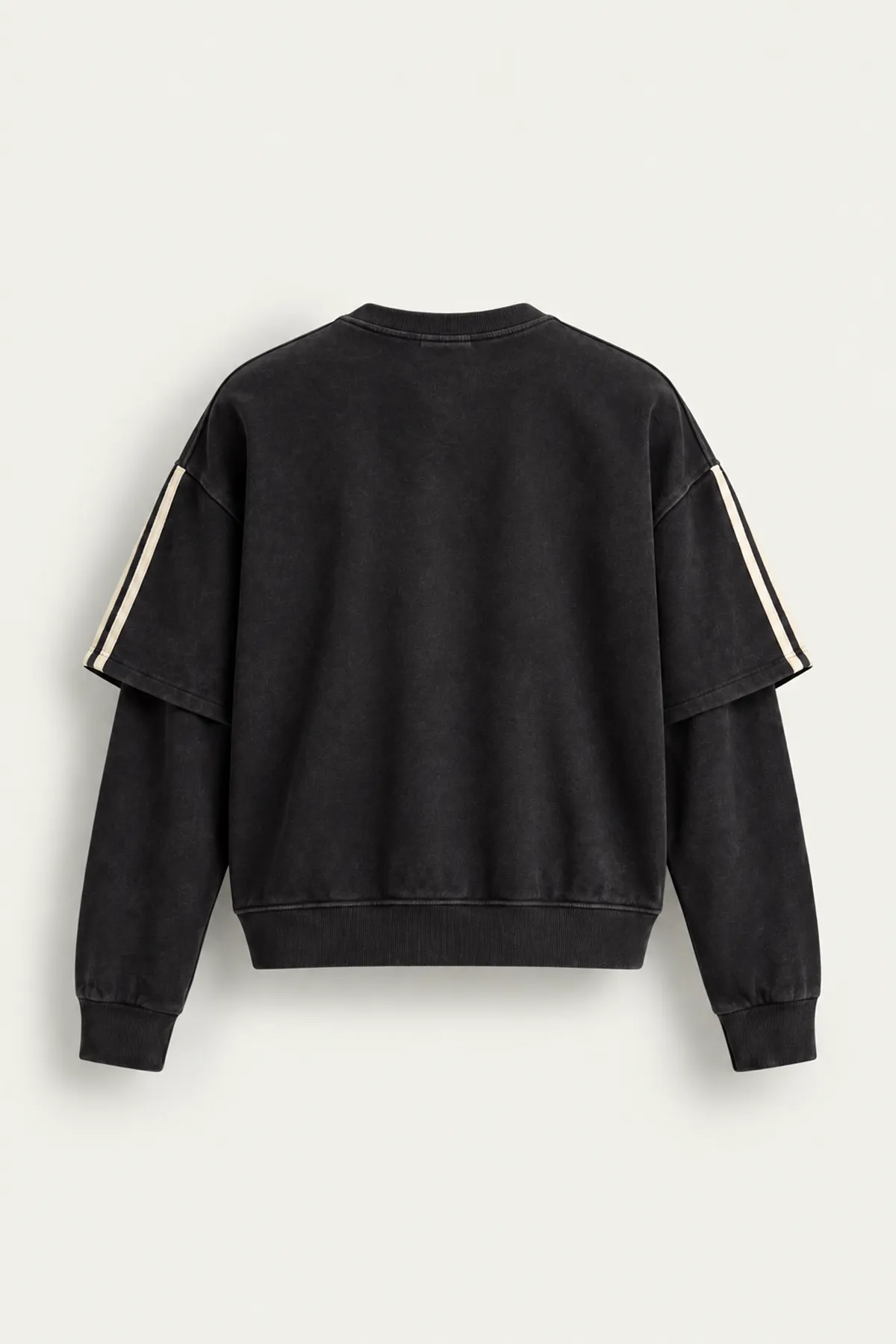 Arlo - Siyah - Bisiklet Yaka %100 Pamuk - Erkek Sweatshirt