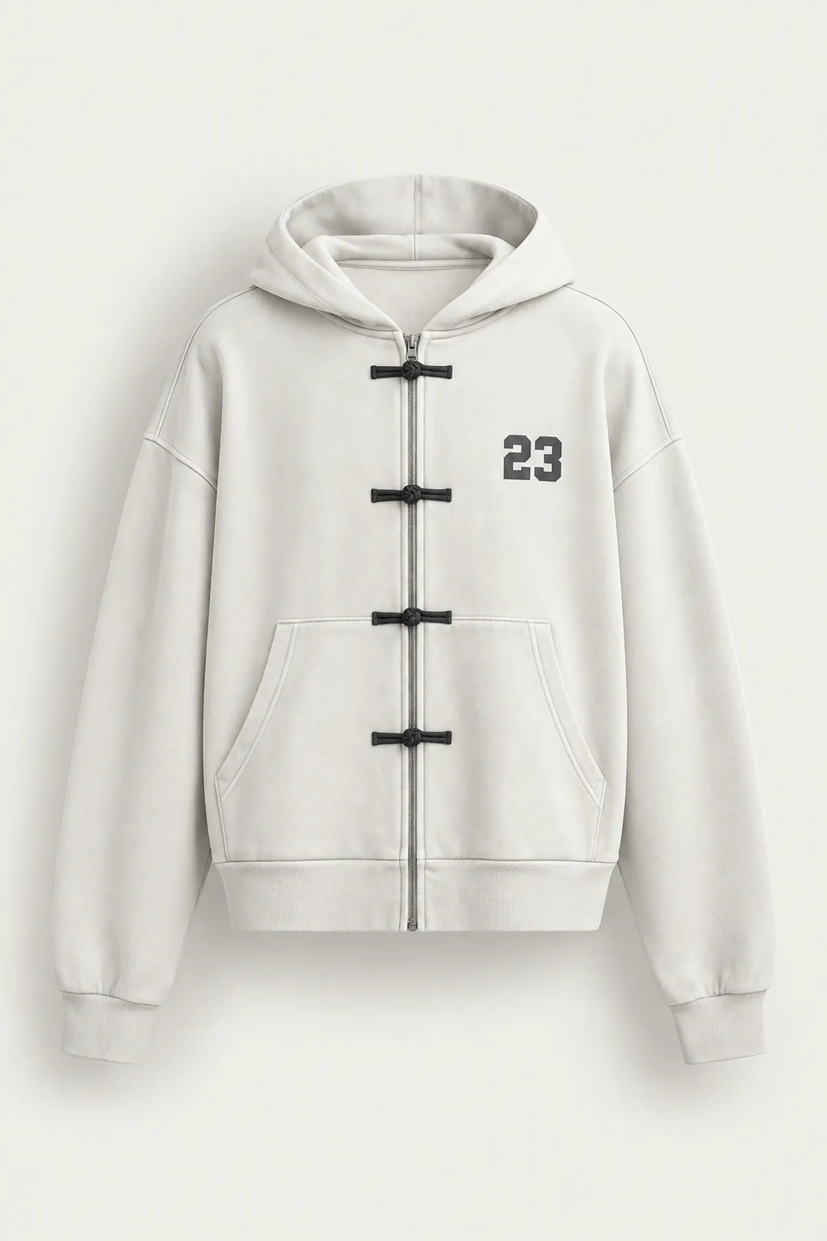 Weldon - Stone - Kapüşonlu Fermuarlı %100 Pamuk - Erkek Sweatshirt