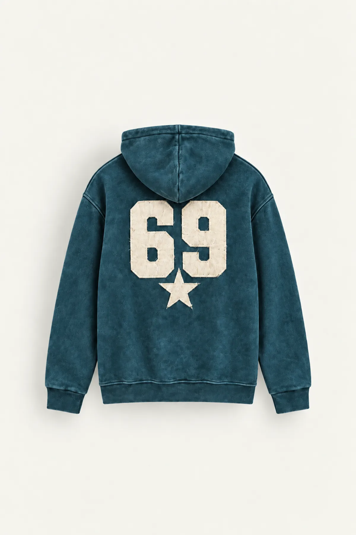 Six Nine - Yeşil - Kapüşonlu Çift Fermuarlı - Pamuklu Erkek Sweatshirt