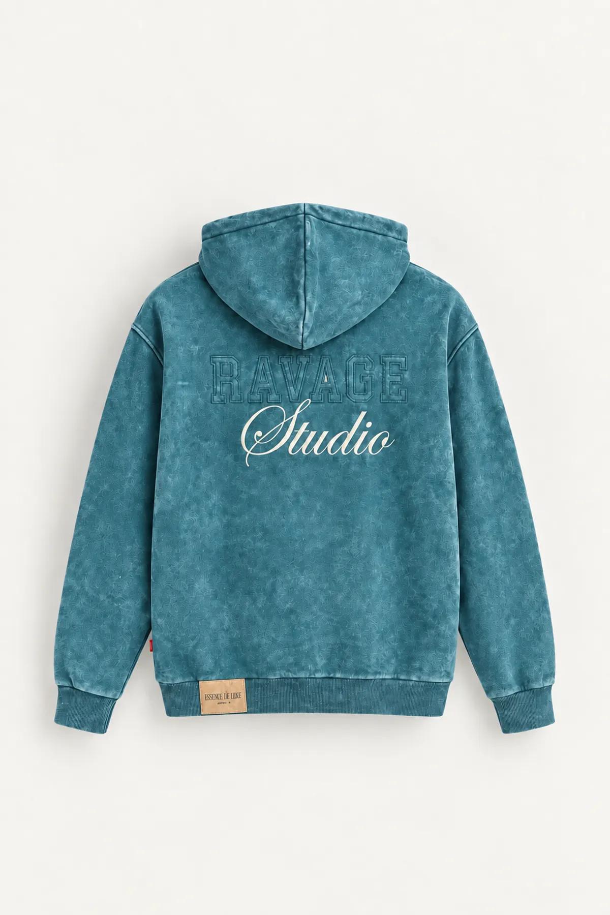 Ravage - Yeşil - Kapüşonlu Çift Fermuarlı - Pamuklu Erkek Sweatshirt