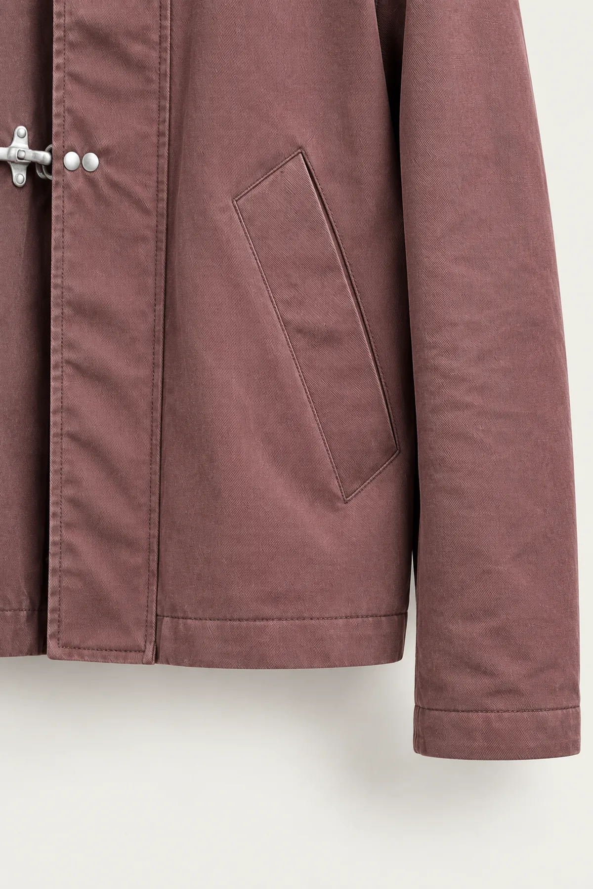 Brice - Bordo - Pamuklu Crop - Erkek Ceket
