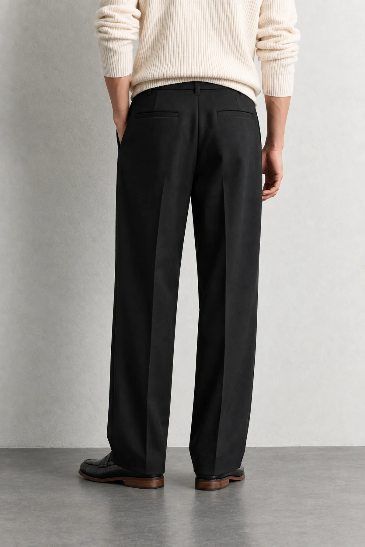Bruce - Siyah - İspanyol Straight Fit - Erkek Pantolon