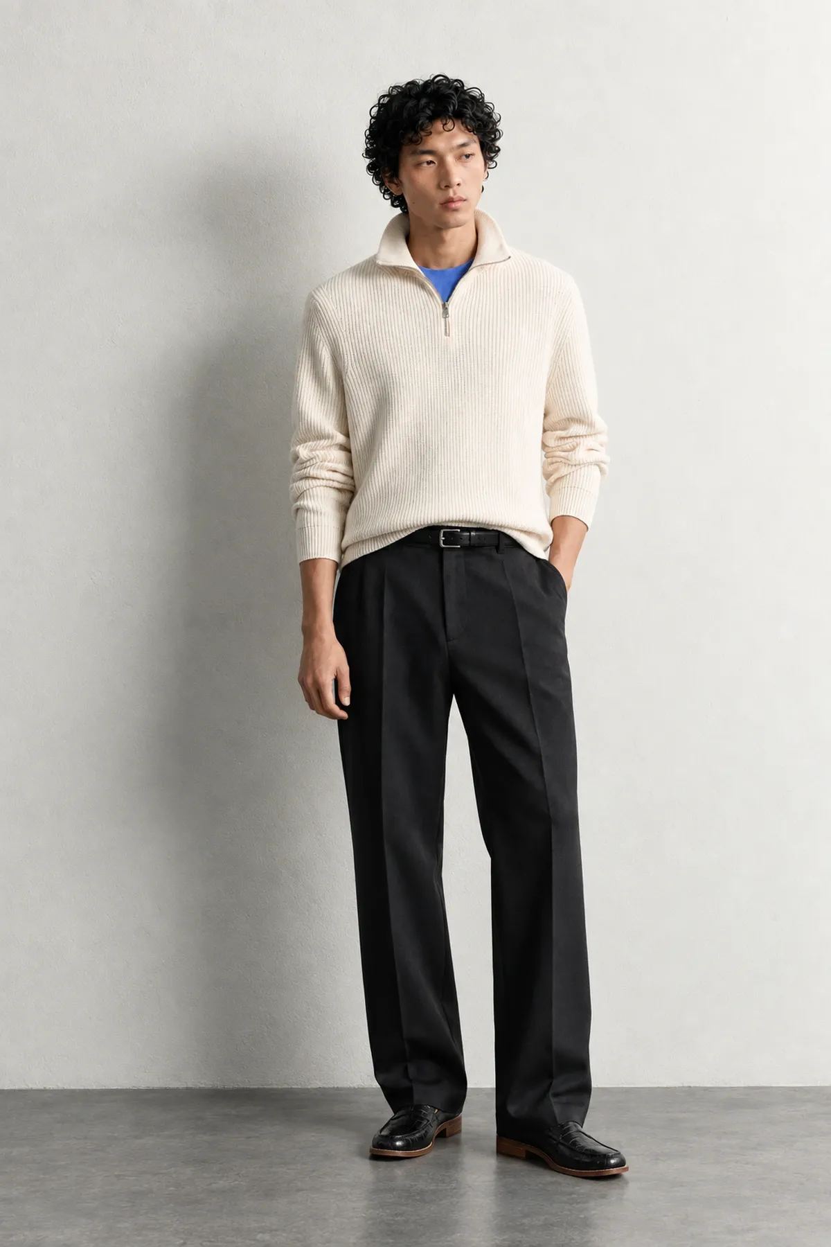 Bruce - Siyah - İspanyol Straight Fit - Erkek Pantolon