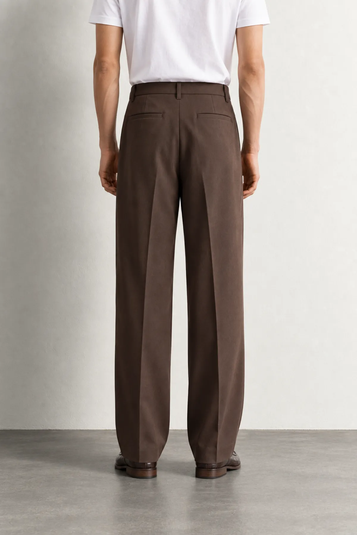 Bruce - Kahverengi - İspanyol Straight Fit - Erkek Pantolon