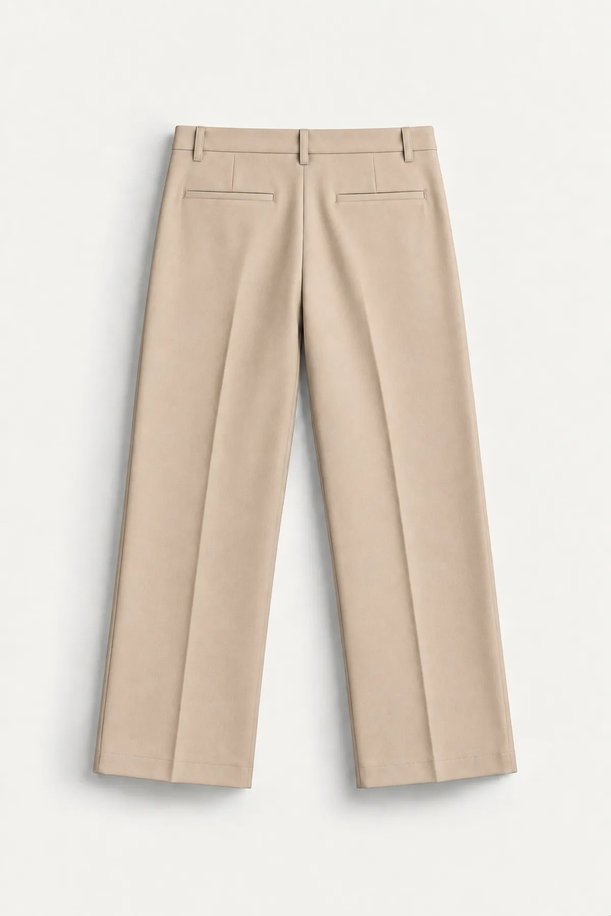 Bruce - Beyaz - İspanyol Straight Fit - Erkek Pantolon