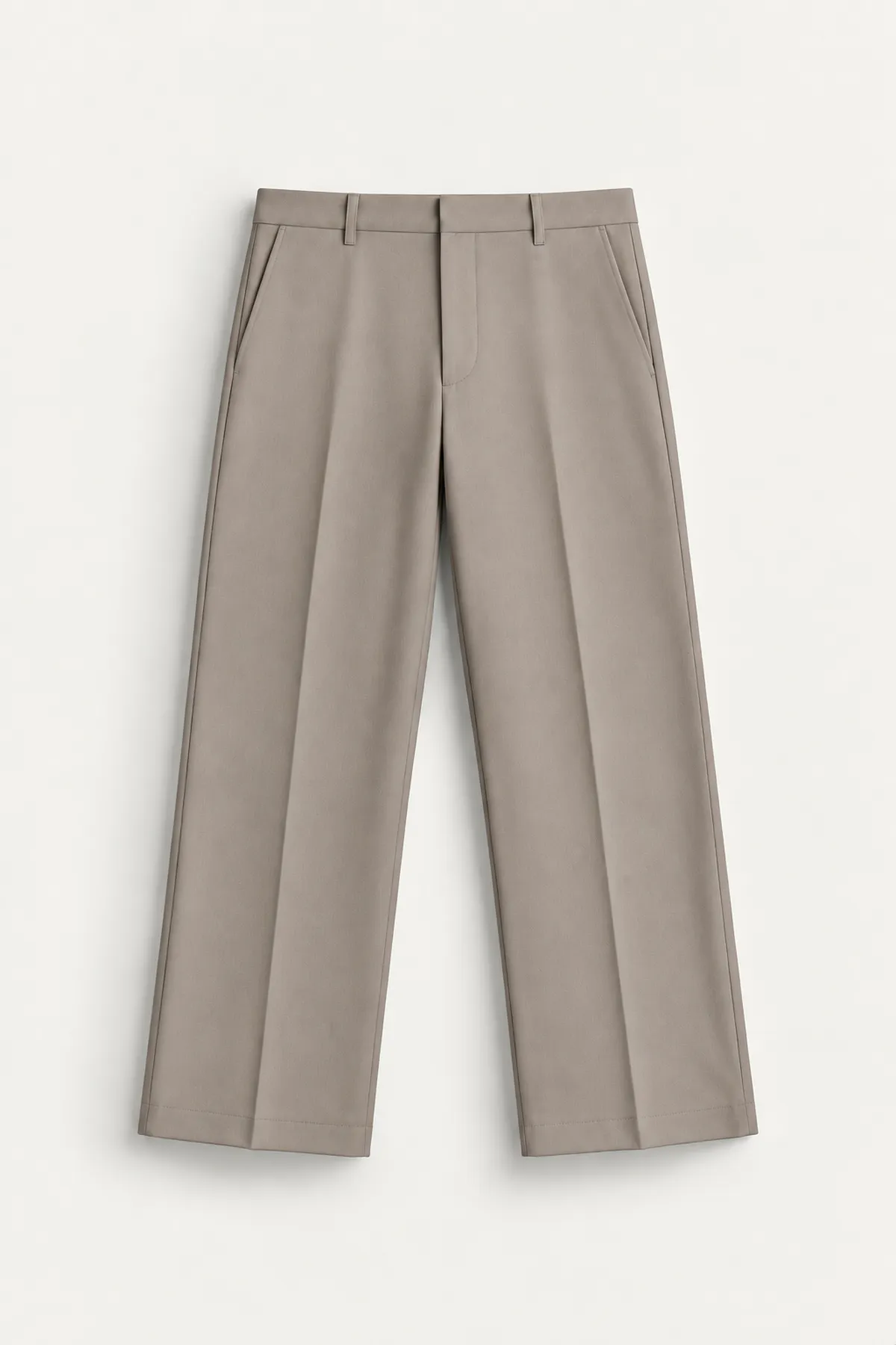 Bruce - Gri - İspanyol Straight Fit - Erkek Pantolon