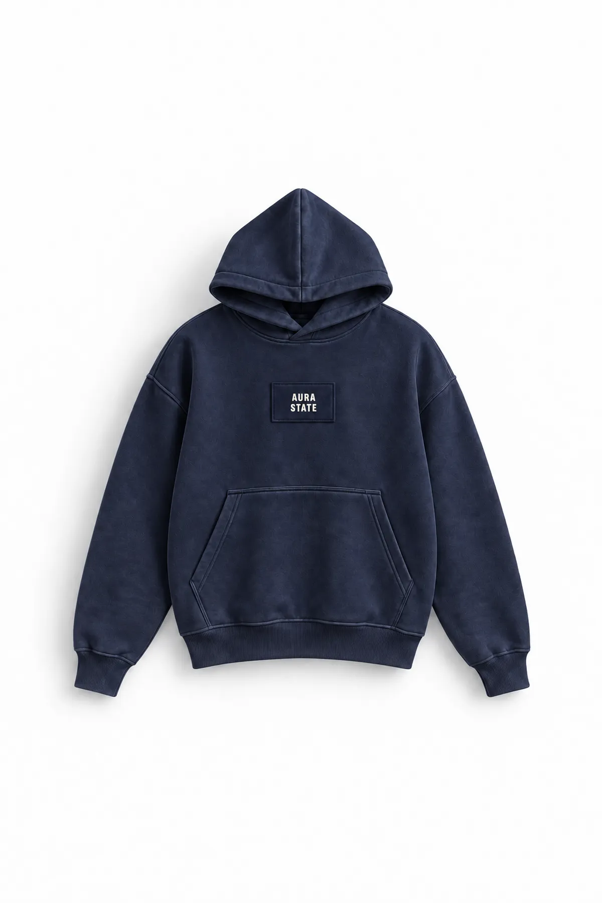 Aura State - Lacivert - Kapüşonlu - Erkek Sweatshirt