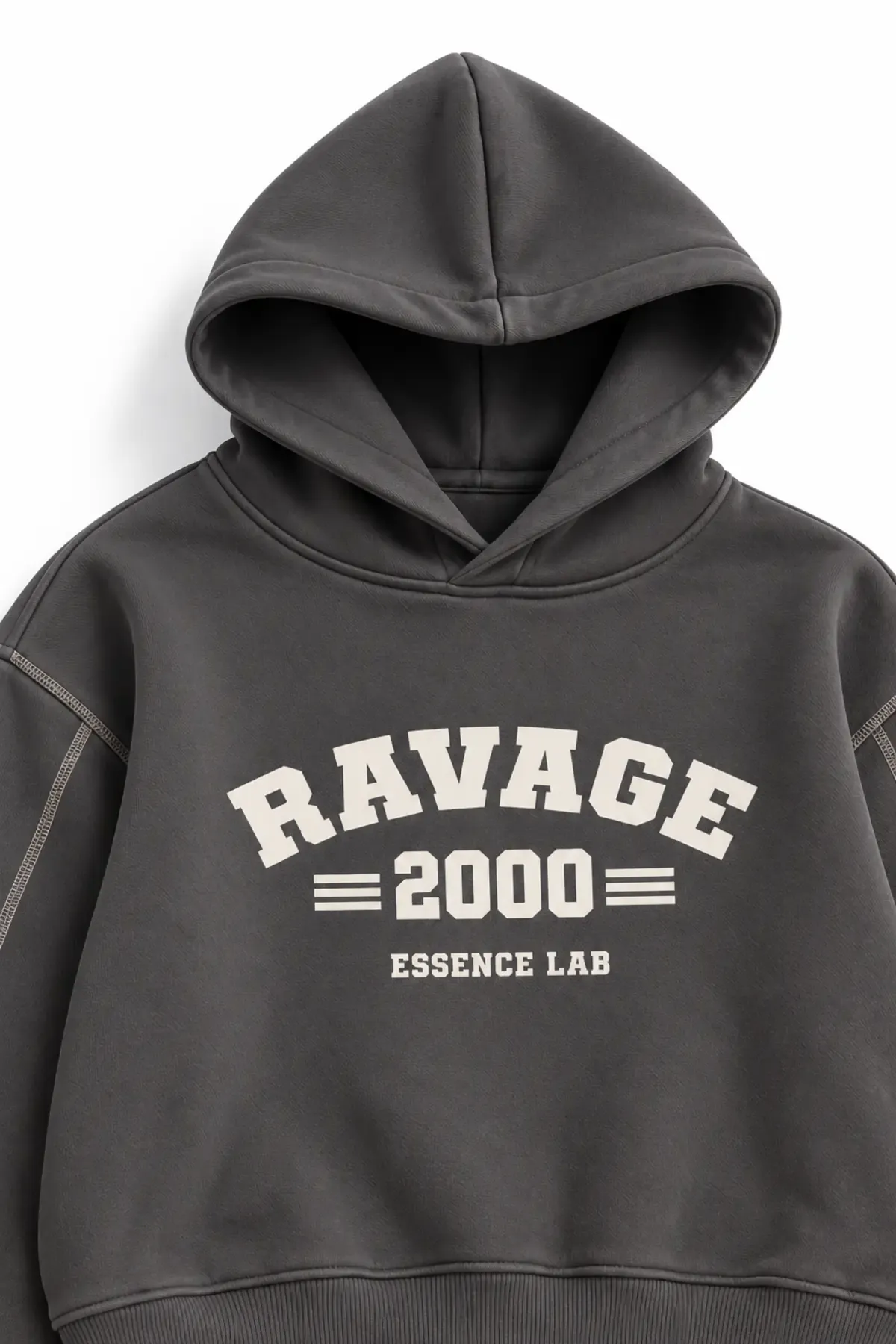 Two Thousand - Antrasit - Oversize Fit - Erkek Sweatshirt ve Erkek Eşofman Takımı