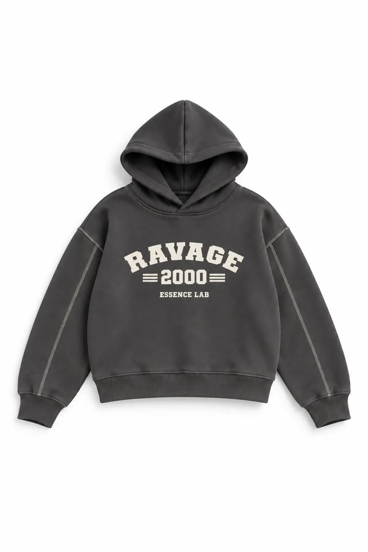 Two Thousand - Antrasit - Oversize Fit - Erkek Sweatshirt ve Erkek Eşofman Takımı