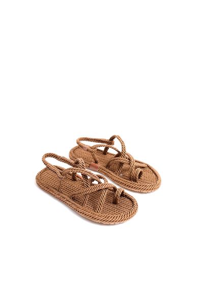 Kahve Renk Halat Sandalet