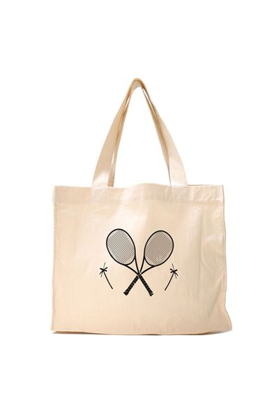 Ham Keten Bej Çanta