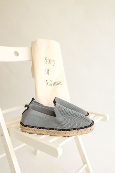 Kuba Gri Triko Espadril Organik