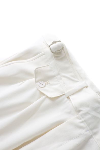 Prime Floransa Regular Fit Beyaz Pantolon