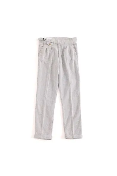 Puerto Rico Regular Fit Mavi Çizgili Erkek Pantolon