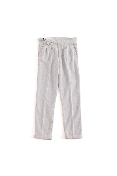 Puerto Rico Regular Fit Mavi Çizgili Pantolon