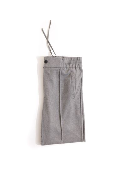 Grindavik Kordonlu Geniş Belli Gri