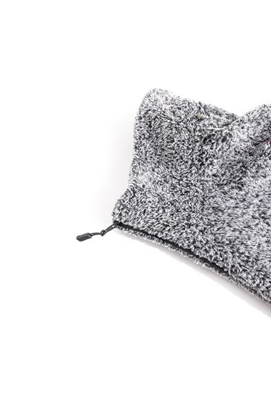 Lahey Gri Melanj Pelüş Ceket