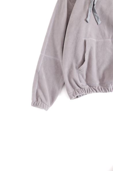 Vladimir Gri Kapüşonlu Polar Sweat