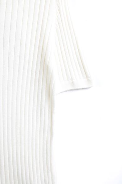 Toulon Beyaz Triko Tshirt