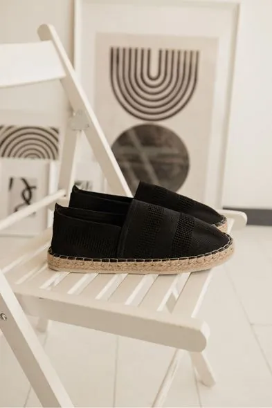 San Luis Siyah Erkek Espadril