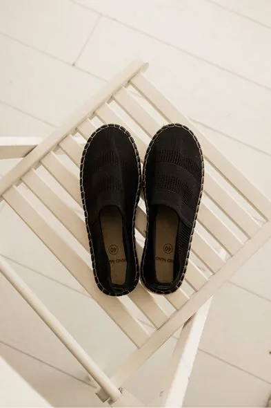 San Luis Siyah Erkek Espadril