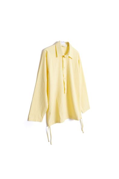 Indio Yarım Patlı Sarı Gömlek