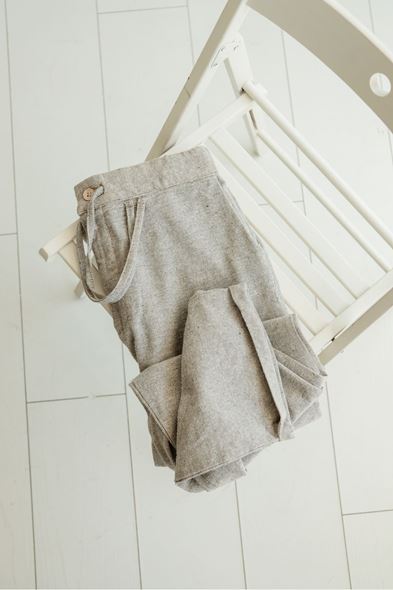 Larissa Haki Keten Pantolon