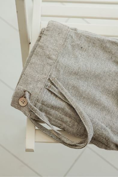 Larissa Haki Keten Pantolon