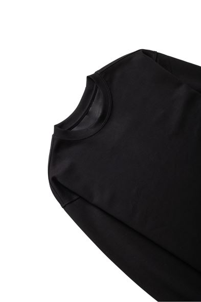 Danilov Siyah Bisiklet Yaka Sweatshirt