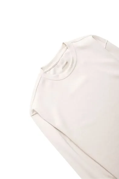 Danilov Ekru Bisiklet Yaka Erkek Sweatshirt