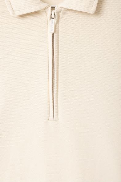 Sheffield Fermuarlı Bej Sweatshirt